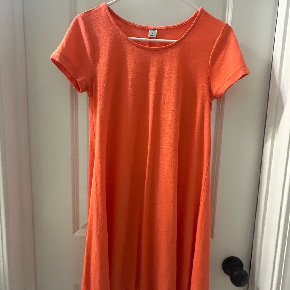 Old Navy Vibrant Orange Women's Dress